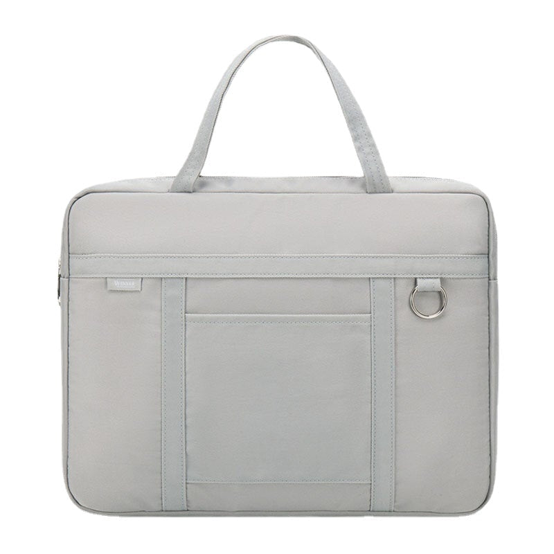 Unisex 14" Waterproof Laptop Bag with Multi-Pockets & Shock-Resistant Shoulder Strap