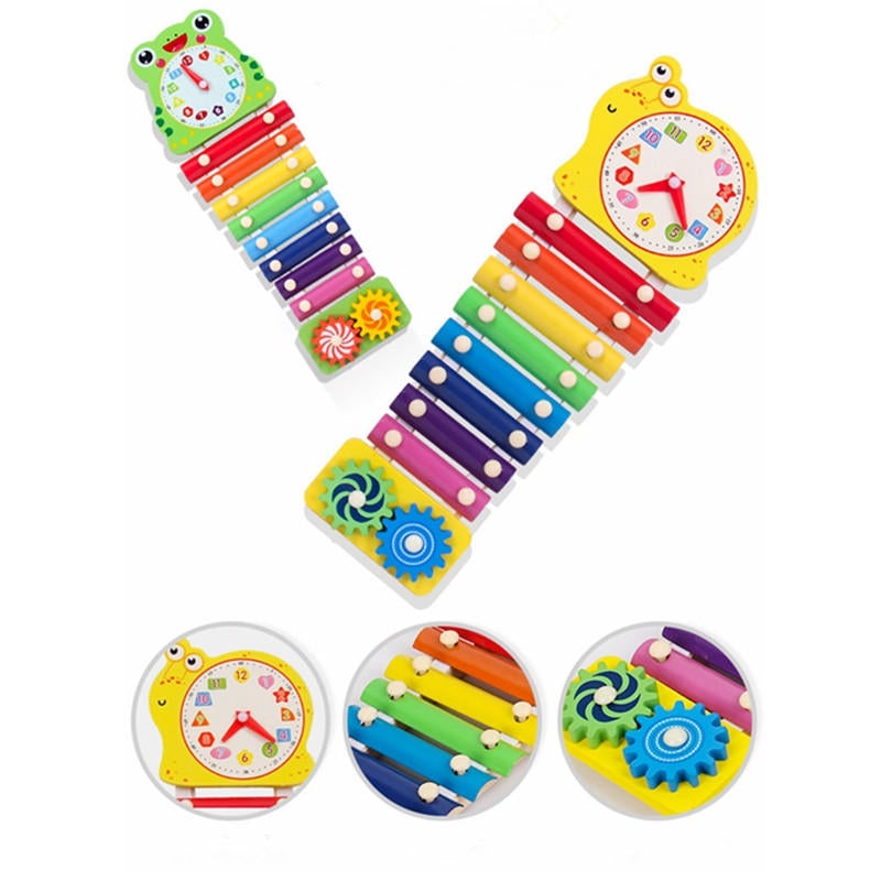 Hand Knocking Piano Musical Hand Xylophone Orff Musical Instruments Early Education Enlightenment Instrument for Children