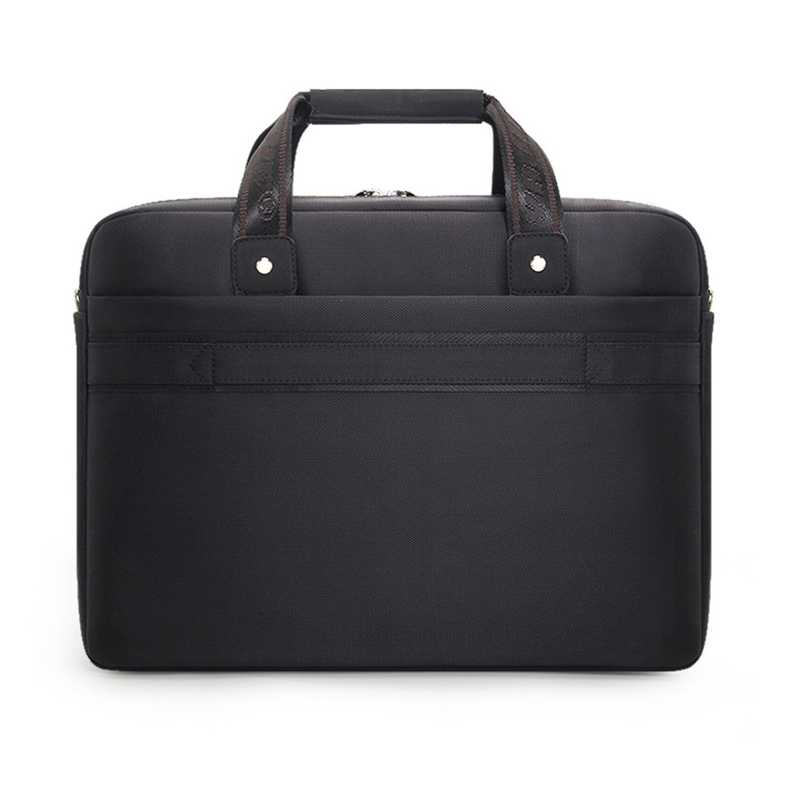 Men's Oxford Cloth Casual Briefcase, Convertible Strap, 16" Laptop Bag, Large Capacity