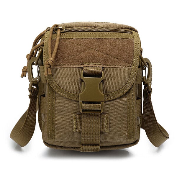 Tactical Nylon Shoulder Bag for Men - Army Style, Sport, Travel, Hiking