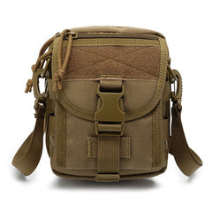 Tactical Nylon Shoulder Bag for Men - Army Style, Sport, Travel, Hiking