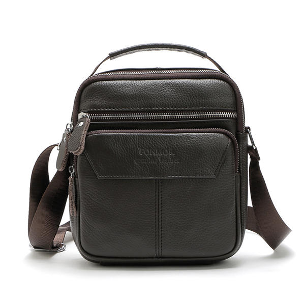 Men's Vintage Leather Crossbody Shoulder Bag
