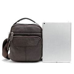 Men's Vintage Leather Crossbody Shoulder Bag