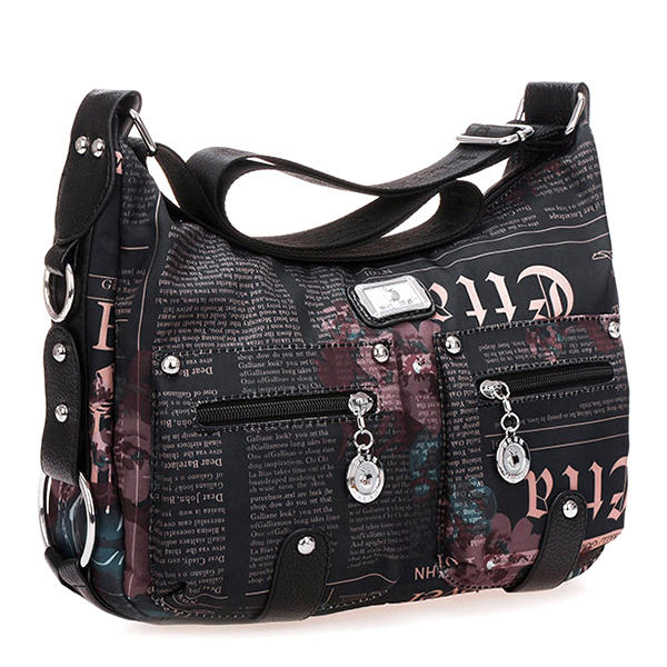Nylon Light Casual Print Crossbody Shopping Shoulder Bags For Women