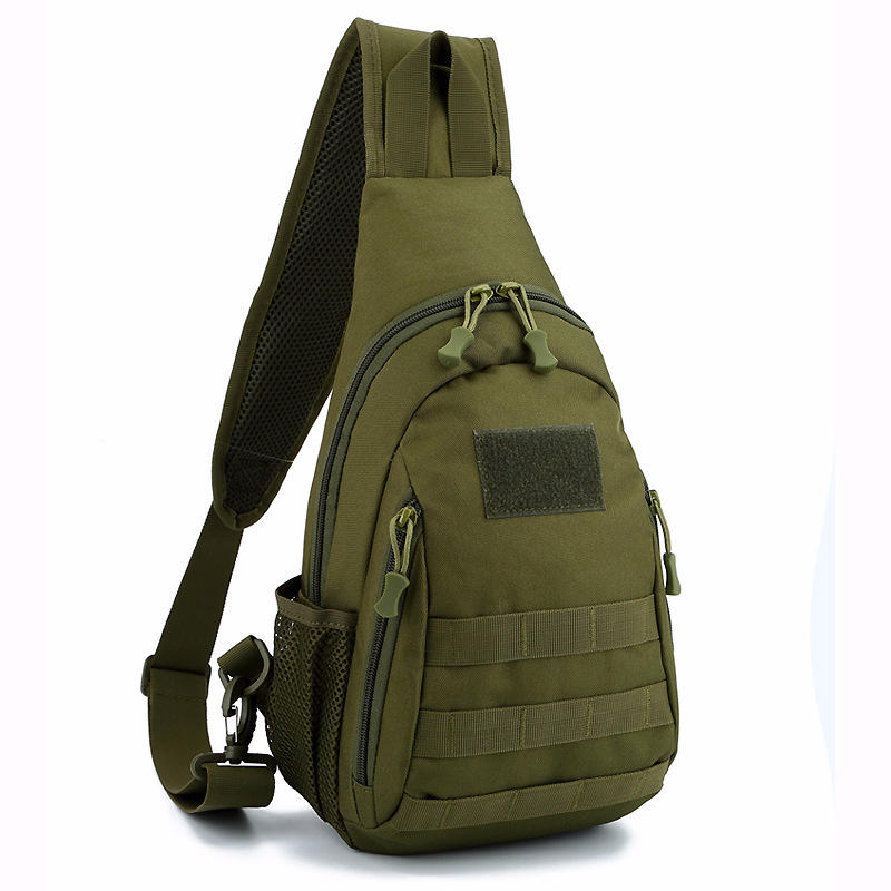 Men's Camouflage Nylon Tactical Crossbody Bag for Outdoor Camping & Trekking