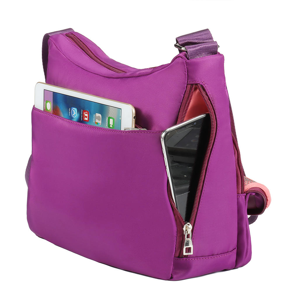 Women Leisure Nylon Large Capacity Multifunctional Shoulder Bag Crossbody