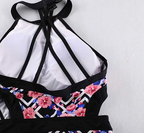 Floral Printed Clothes For Mother Daughter And Swimwear Bikini