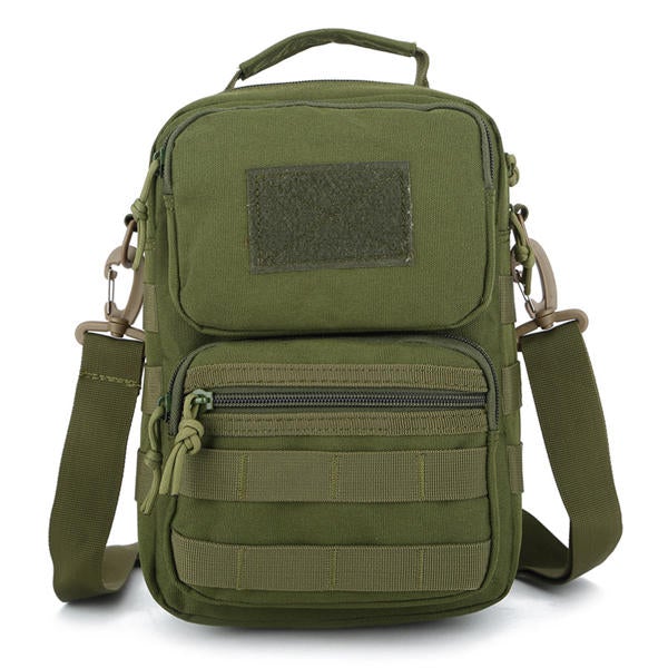 Men's Camouflage Tactical Crossbody Bag - Water-Resistant Outdoor Shoulder Handbag
