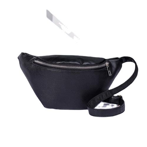 Fashionable Ladies' Pillow Shape Leather Belt Bags