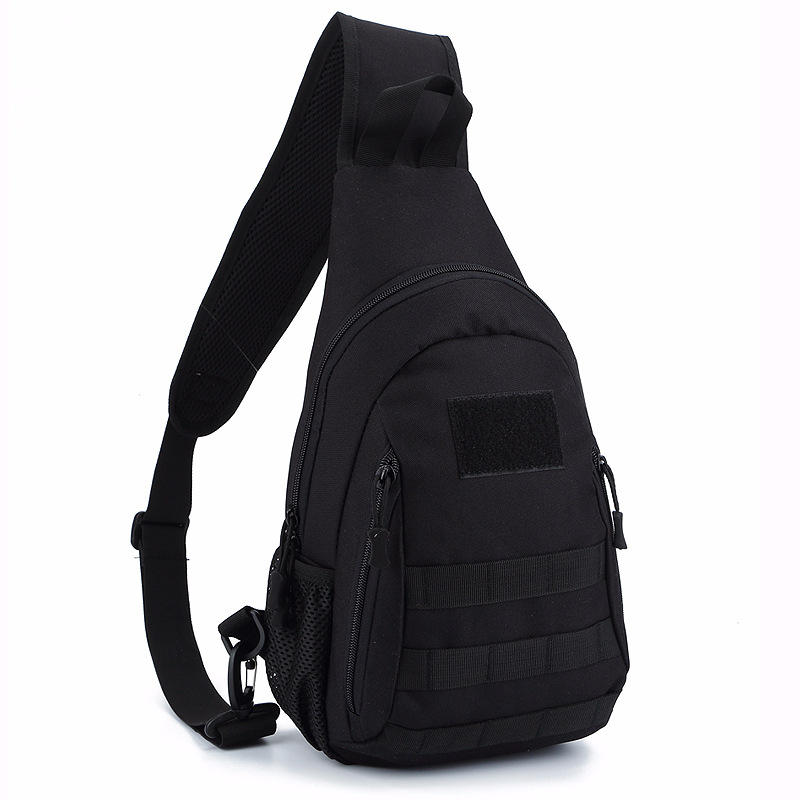 Men's Camouflage Nylon Tactical Crossbody Bag for Outdoor Camping & Trekking