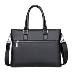 Men's Faux Leather 15.6" Laptop Briefcase Handbag Crossbody