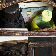 Men's Vintage Multi-pocket Crossbody Bag - Large Capacity Shoulder Bag