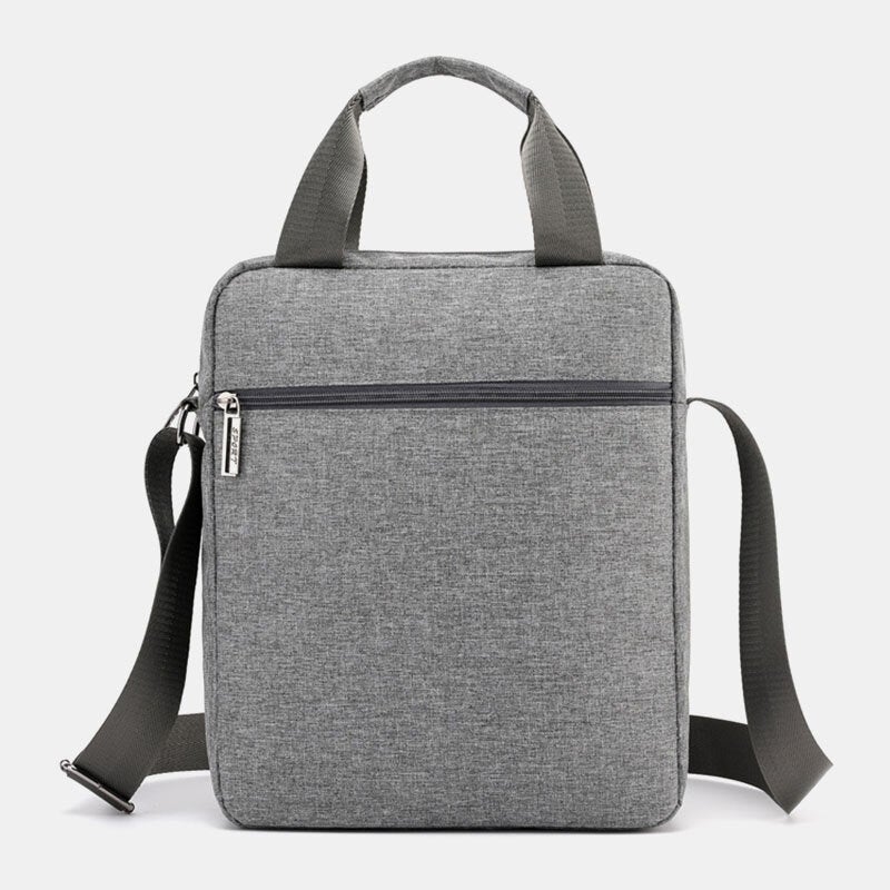 Men's Large Nylon Shoulder Bag for Outdoor Use