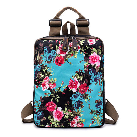 National Flower Handbags Multifuntion Shoulder Bags Backpack