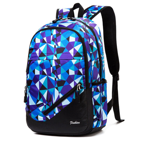 Women Men Large Capacity Fashion Multifunction Sports Outdoor Backpack Laptop Bag