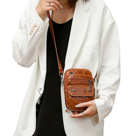 Women Vintage Small Shoulder Bag Crossbody Phone