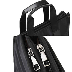 Men Nylon Waterproof 14 Inch Laptop Bag Multi-Layers Briefcases Handbag Crossbody Bag