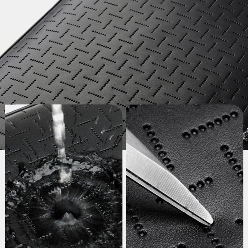 Men's Vintage Waterproof 15.6" Laptop Bag - Multifunction PU Leather Briefcase & Shoulder Bag