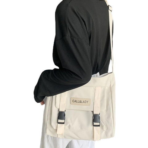 Trendy Large Capacity Women's Nylon Messenger Bag