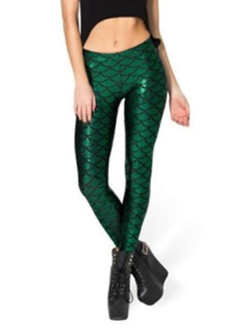 Women's Stylish Party Club Micro-elastic Unique Snake Scale Pants