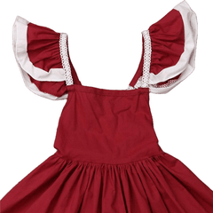 Pageant Toddler Ruffle Lace Sleeveless Party Dress For Girls