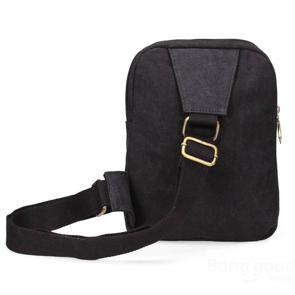 Unisex Casual Canvas Shoulder Bag Chest Pack Messenger