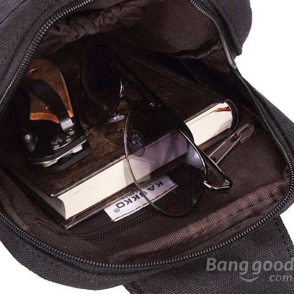 Unisex Casual Canvas Shoulder Bag Chest Pack Messenger