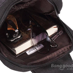 Unisex Casual Canvas Shoulder Bag Chest Pack Messenger