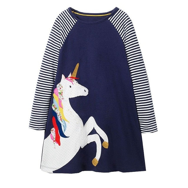 Animal Unicorn Princess Costume For Kids - Sheseelady