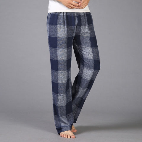 Keep Warm Simple Autumn Winter Home Trousers For Male