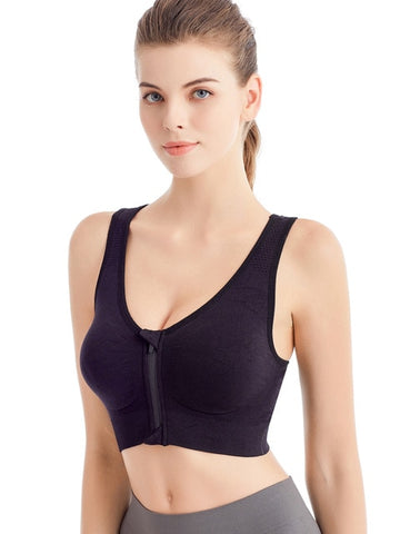 Sexy Breathable Ladies' Push Up Mesh Fitness Crop Tops