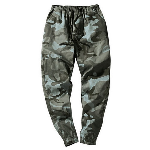 Casual Men's Camouflage Cargo Trousers With Pockets