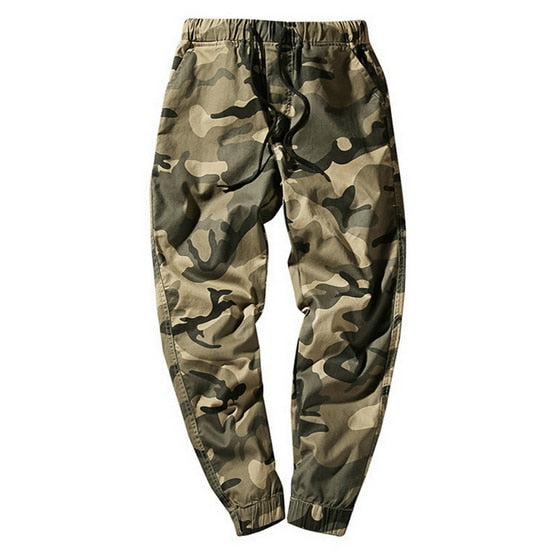 Pantalon cargo camouflage de printemps avec poches pour hommes