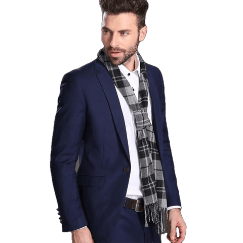 Écharpes châles de mode écharpes chaudes tartan pour hommes