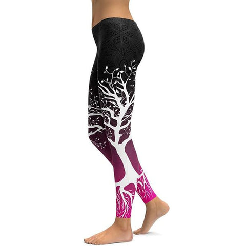 Comfortable Breathable Sexy Ladies' Print Fitness Leggings