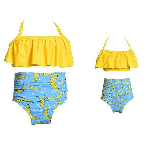 Matching Family Bathing Suits Mother Girl Bikini Set