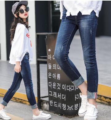 Causal Slim Thin Denim Jeans For Baby Girl - Sheseelady