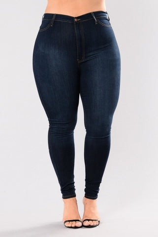 Estica jeans skinny calças calças de cintura alta calças jeans