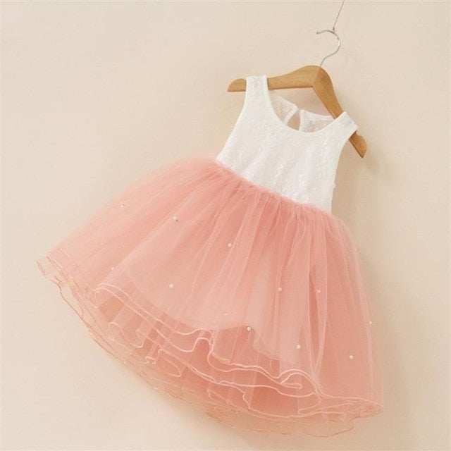 Stylish Lovely Girls' Lace Princess Dresses For Party Ceremony