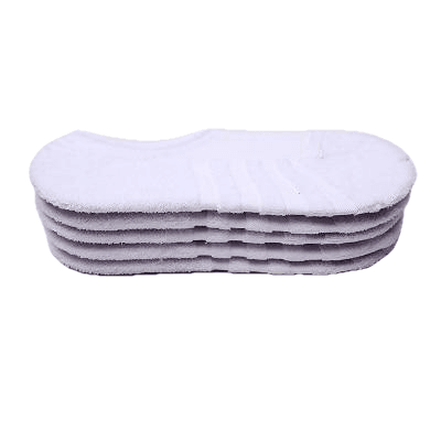 6Pcs=3Pairs/Lot Invisible Towel Style Cotton Socks Stripe Boat Anti Slip, High Qualtiy New Big Size For Men'S - Sheseelady