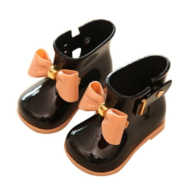 Cute Baby Jelly Waterproof Rain Shoes For Girl - Sheseelady