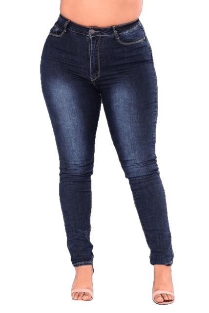Stretch Denim Skinny Pants High Waist Trousers Jeans