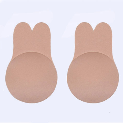 Skin-friendly Breathable Strapless Adhesive Push Up Bra With Reusable Silicone Pad