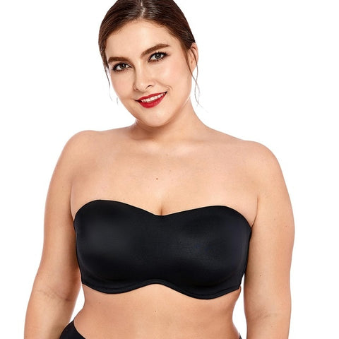Sexy Women's Smooth Seamless Invisible Underwire Bra With Convertible Strap