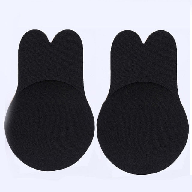 Le soutien-gorge collant sans bretelles moi la couverture de pâtés en croûte de poitrine de mamelon collante la silicone réutilisable le bloc de lingerie invisible Enhancers fait monter le soutien-gorge