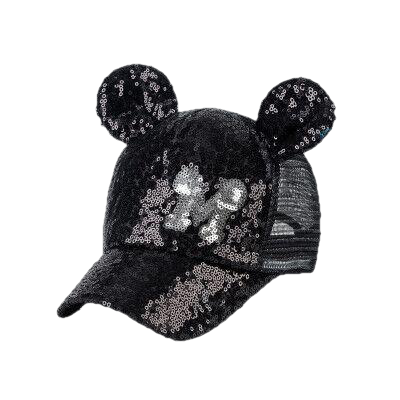 Girls' Summer Sequin Mesh Cap