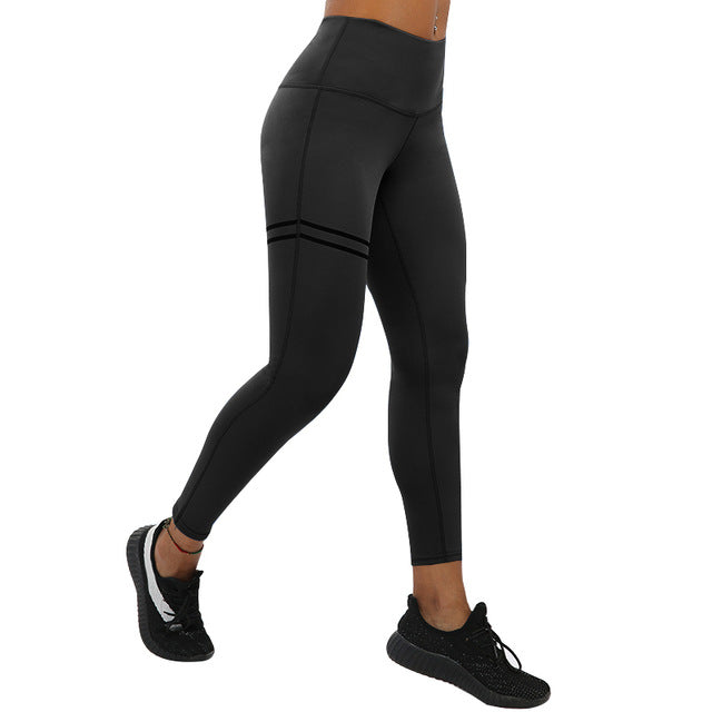 Activewear cintura alta fitness leggings calças femininas