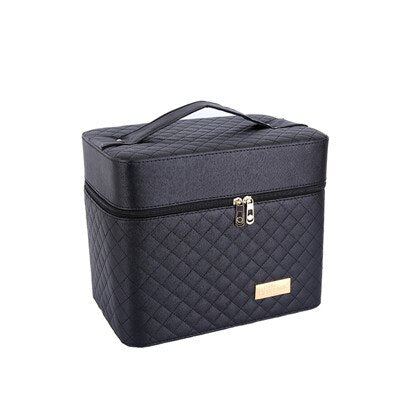 Flannel Korean Cosmetic Box Shaped Large Capacity Case - Sheseelady