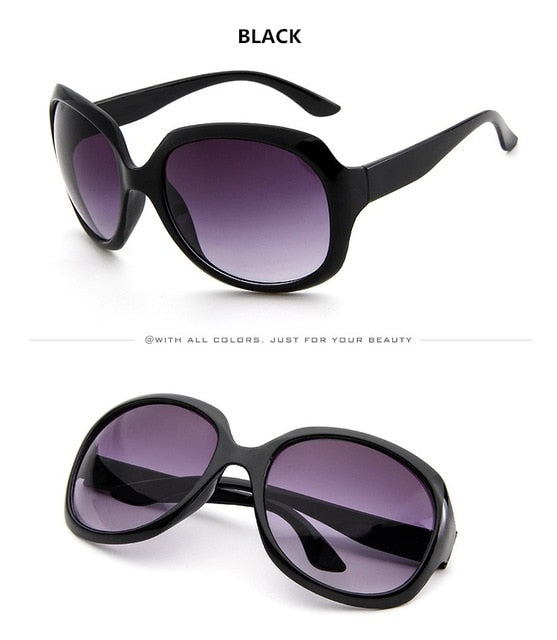 Retro Classic Sunglasses Women Oval Shape