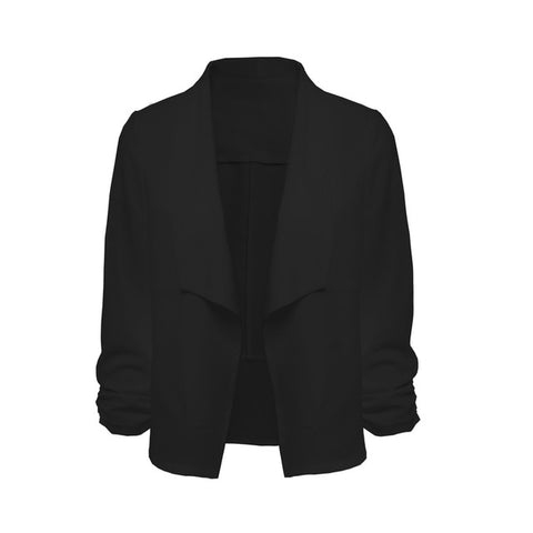Manteau pour dames de bureau à manches 3/4, mince et mince au printemps